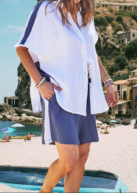 RESORT BEACH SHORT - NAVY