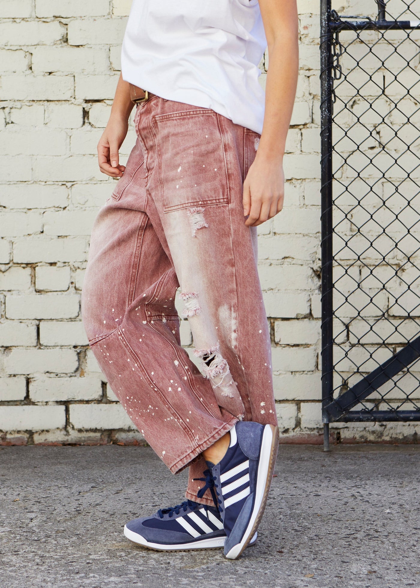 VINTAGE WASH CARPENTER JEAN - ROSE WASH