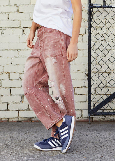 VINTAGE WASH CARPENTER JEAN - ROSE WASH