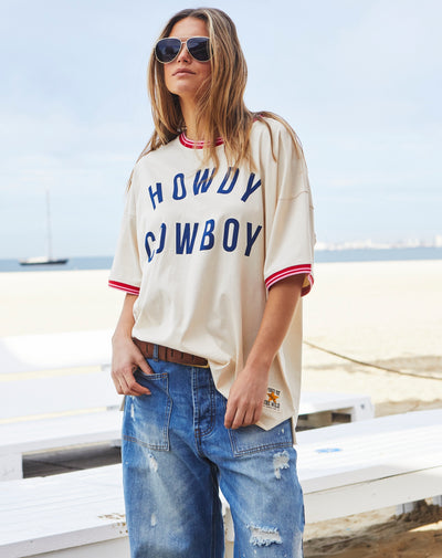 HOWDY COWBOY OVERSIZED TEE