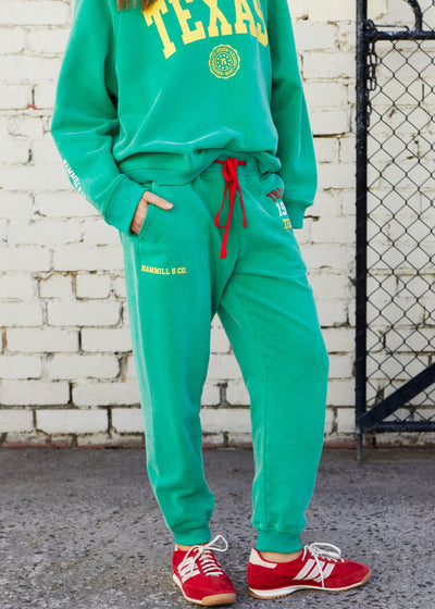 TRACK & FIELD  VINTAGE TRACK PANT - WASHED GREEN - SALE