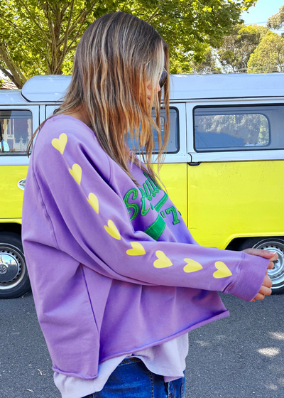 ST LOUIS FLEECY SWEAT - MAUVE - SALE