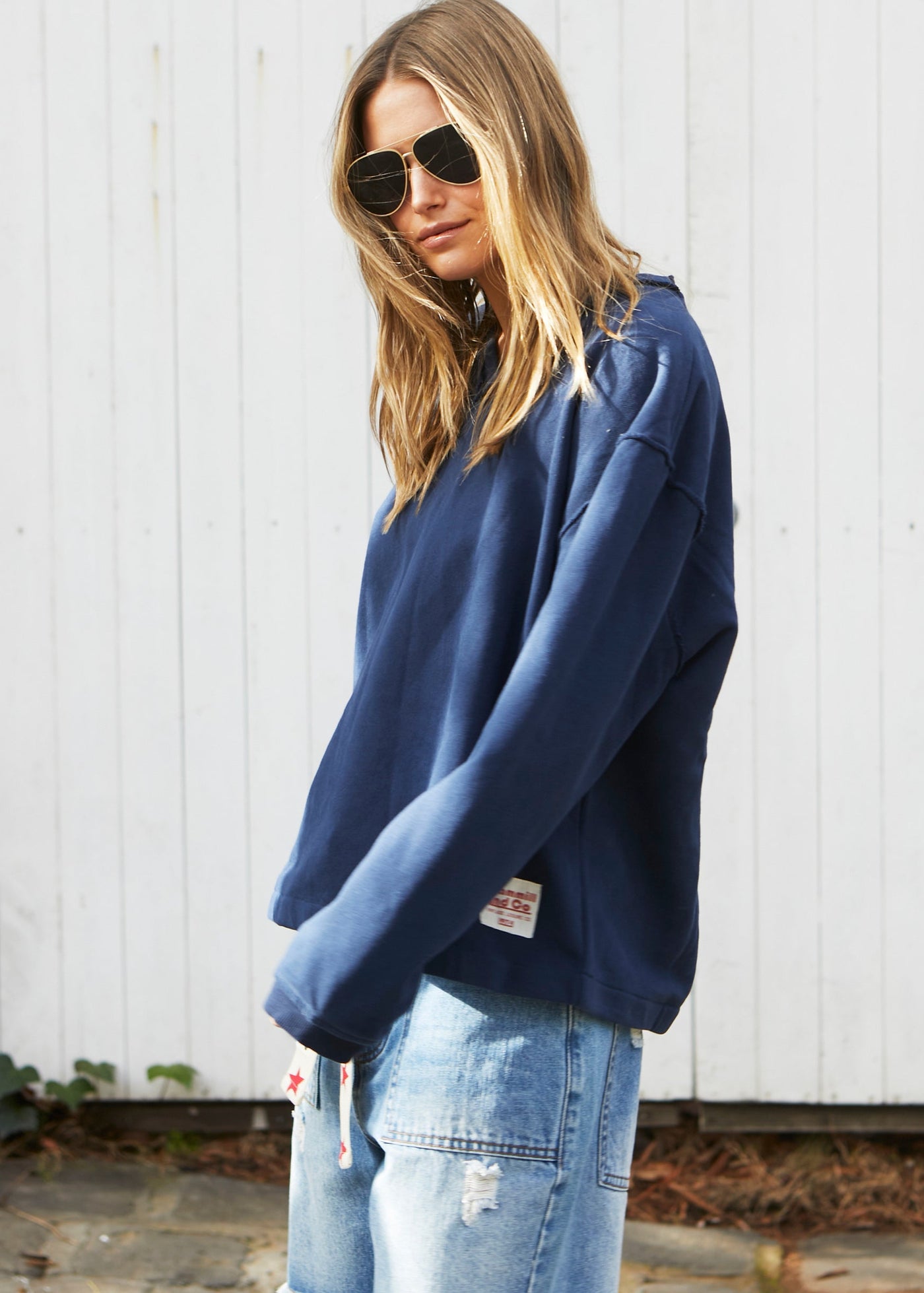 CAPRI NAVY SWEAT - SALE