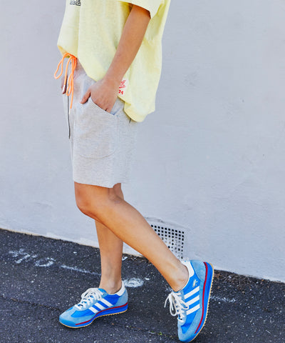 WAFFLE SHORT - GREY MARLE - SALE