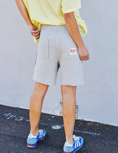 WAFFLE SHORT - GREY MARLE - SALE