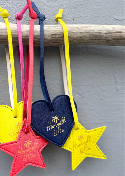 STAR BAG TAG - YELLOW STAR
