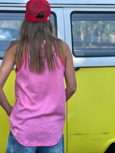 SUMMER PINK TANK - SALE