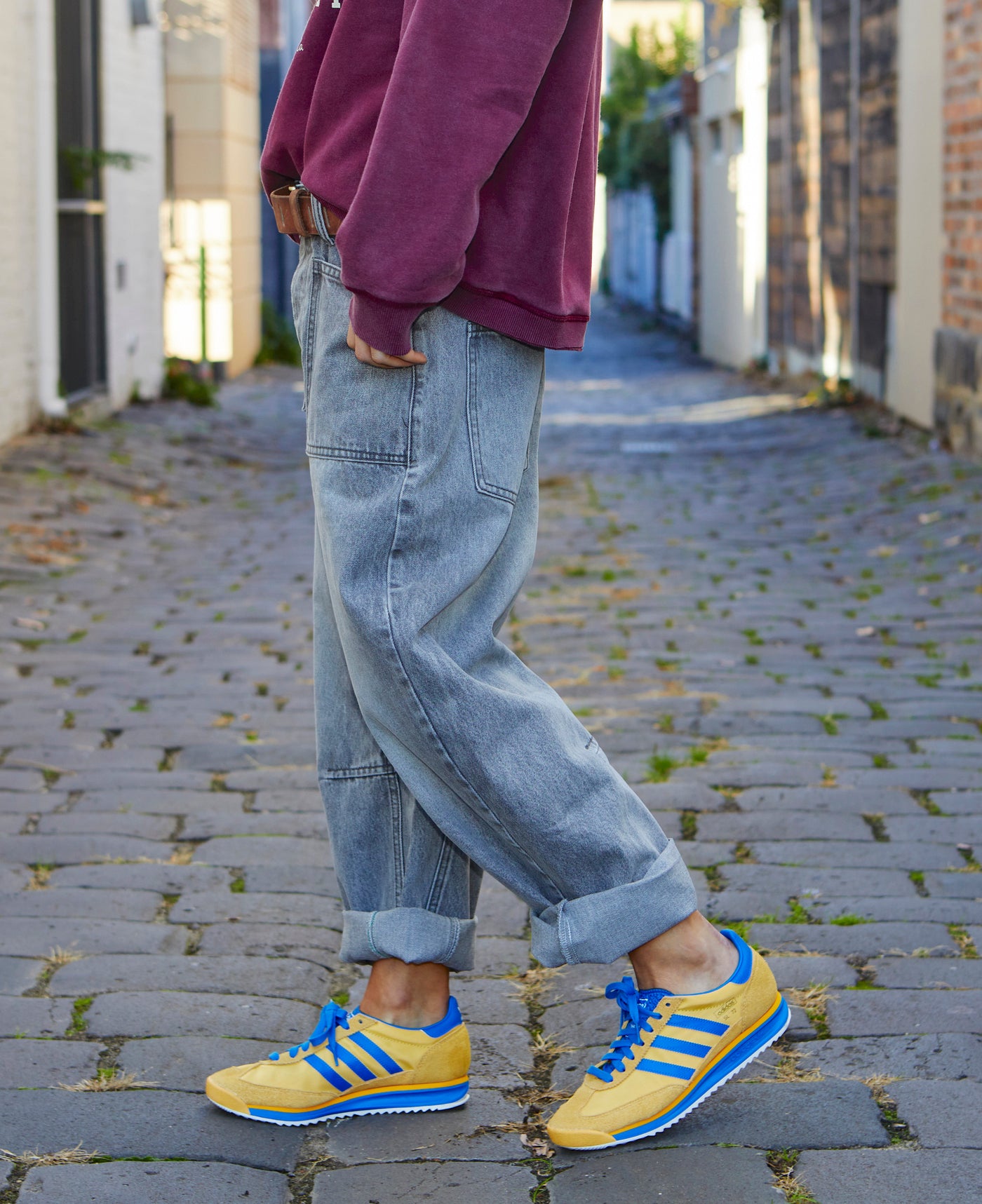 VINTAGE WASH CARPENTER JEAN - GREY WASH