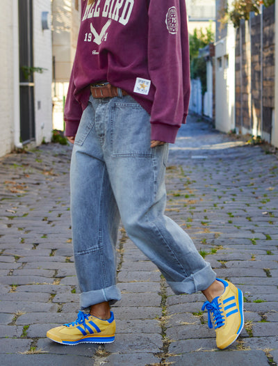 VINTAGE WASH CARPENTER JEAN - GREY WASH