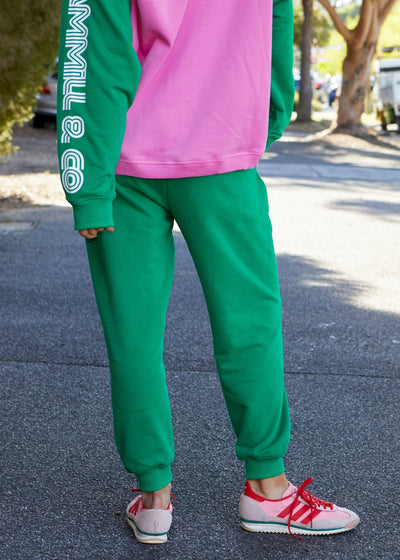 RETRO GREEN TRACK PANT - SALE