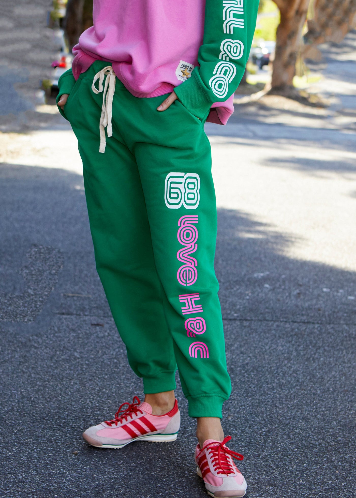 RETRO GREEN TRACK PANT - SALE