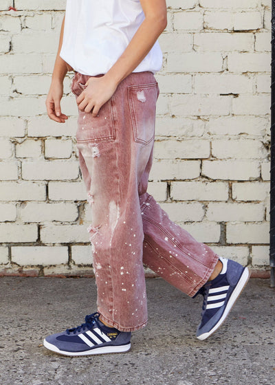 VINTAGE WASH CARPENTER JEAN - ROSE WASH