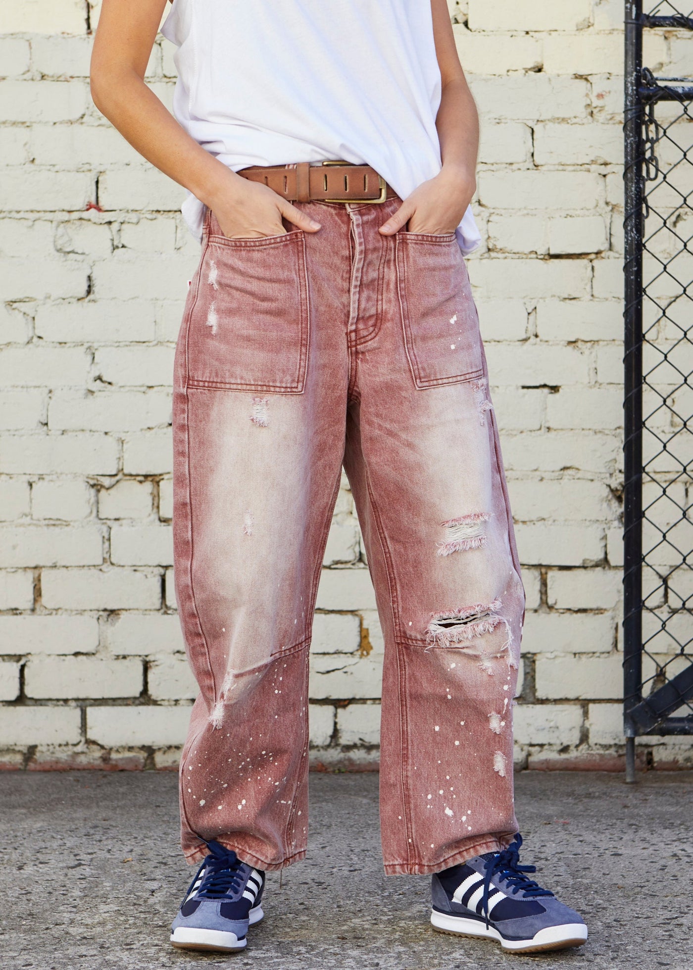 VINTAGE WASH CARPENTER JEAN - ROSE WASH