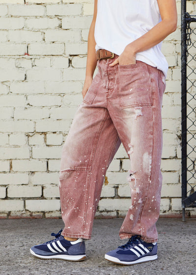 VINTAGE WASH CARPENTER JEAN - ROSE WASH