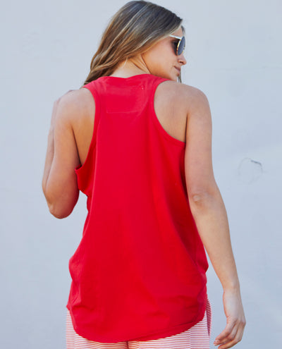 RIVIERA RED TANK - RED