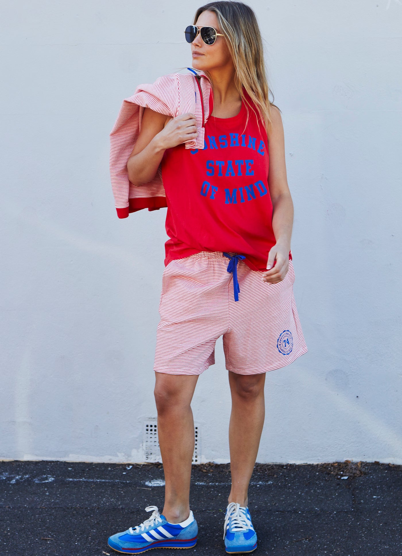 RIVIERA RED TANK - RED