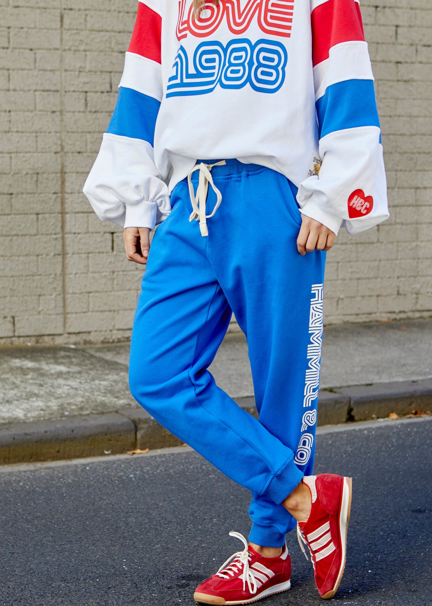 ROYAL BLUE LOVE TRACK PANT - SALE