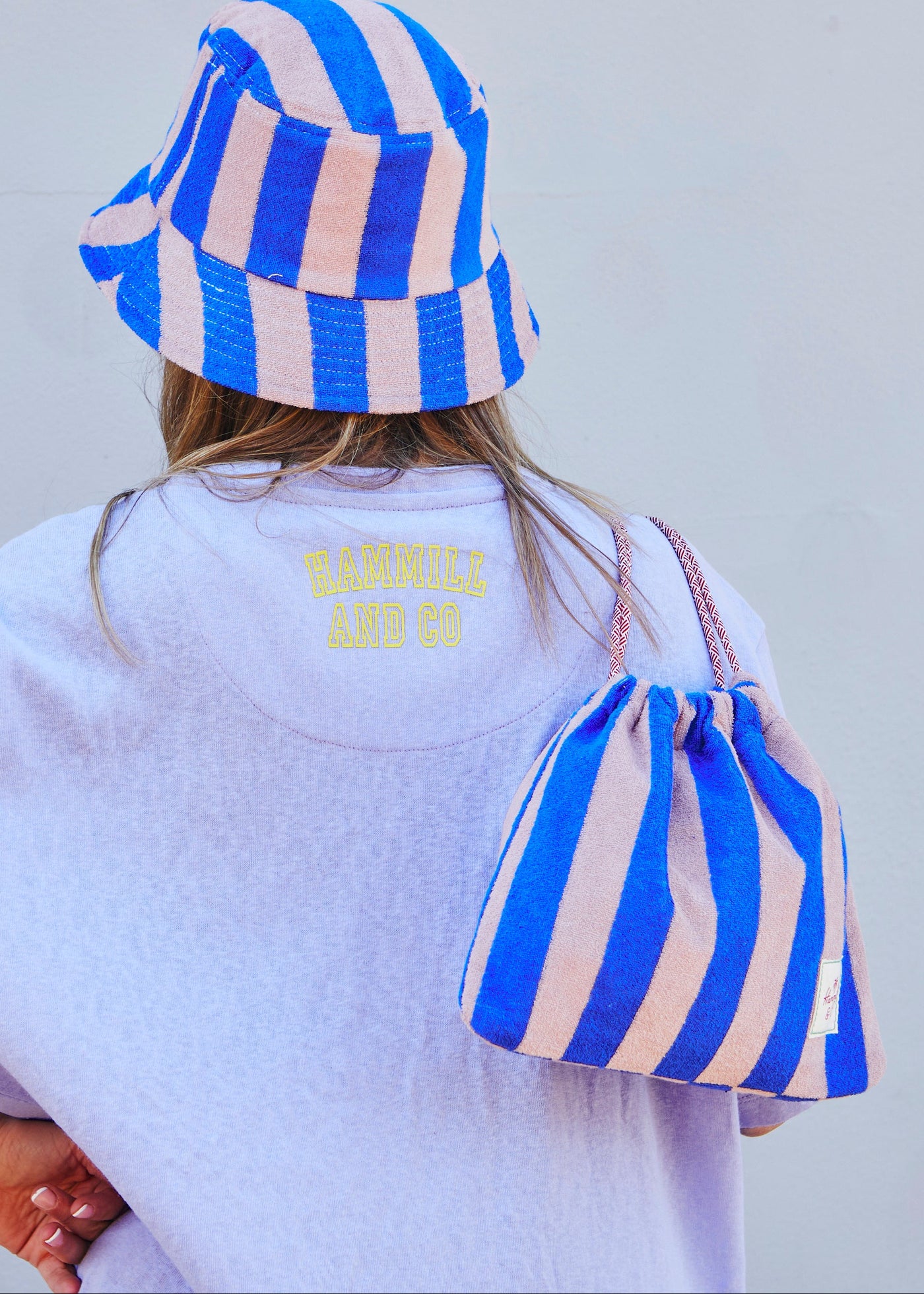 Hammill & Co soft mauve slouchy tee, it delivers that perfectly relaxed, lived-in vibe.