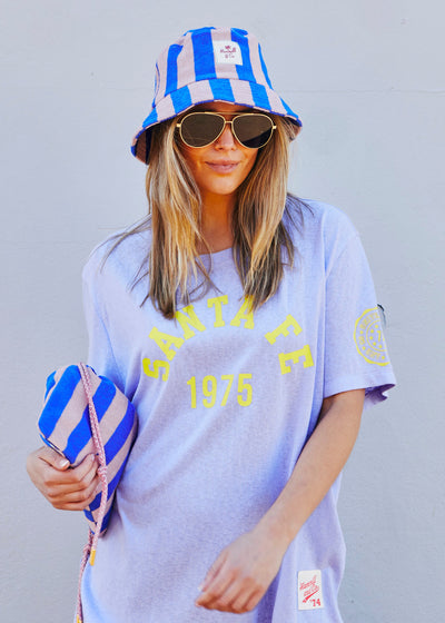 Hammill & Co soft mauve slouchy tee, it delivers that perfectly relaxed, lived-in vibe.