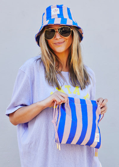 Hammill & Co adorable drawcord bag is bursting with colour and summer personality.