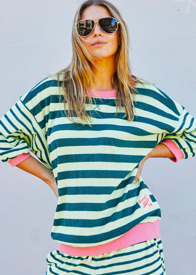 Hammill & Co new 3/4 sleeve sweat is the perfect blend of comfort and effortless style. Designed with a relaxed, easygoing fit and sleeves that finish just below the elbow, it gives you that laid-back sweatshirt feel without the bulk.