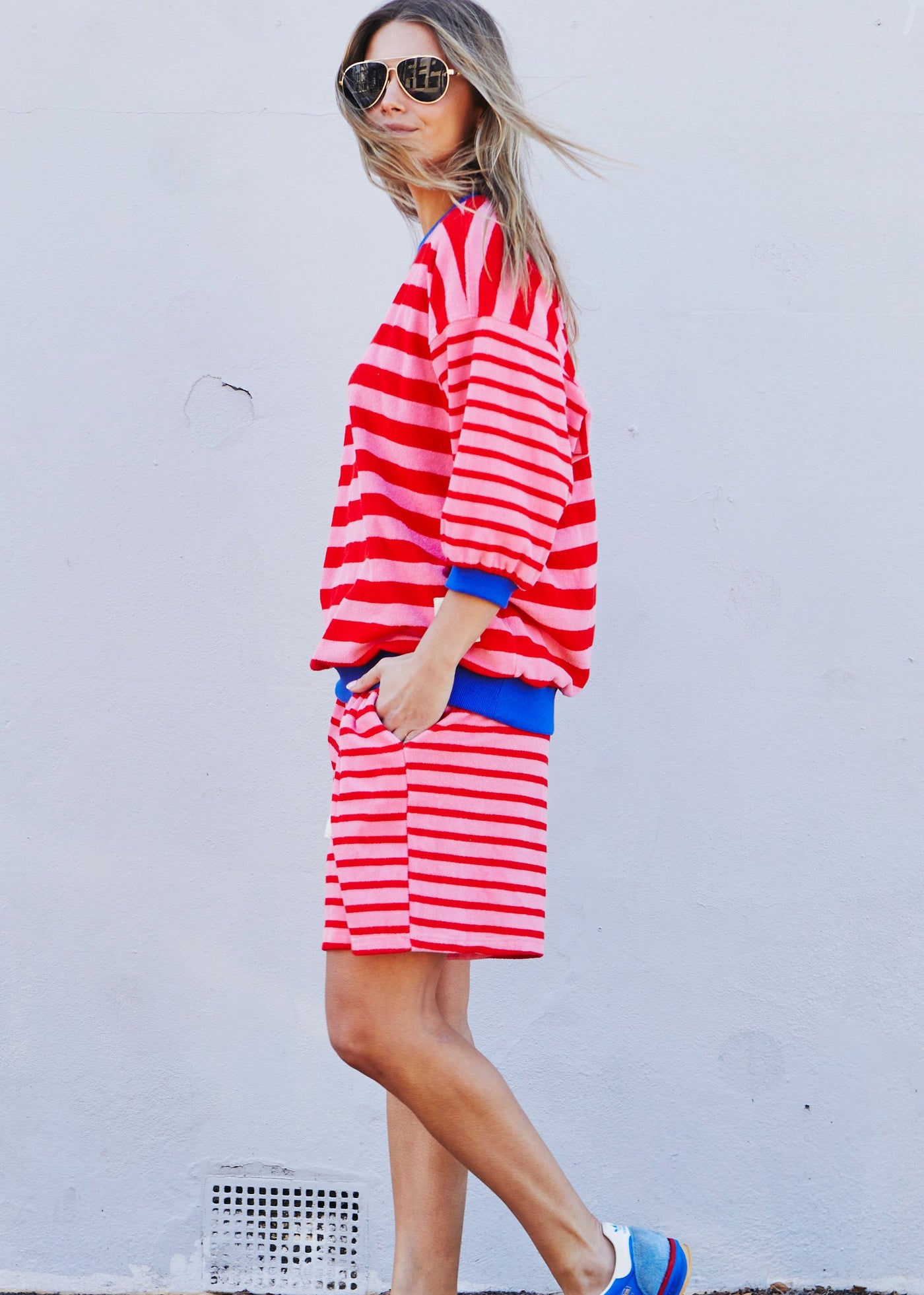 Hammill & Co new 3/4 sleeve sweat is the perfect blend of comfort and effortless style. Designed with a relaxed, easygoing fit and sleeves that finish just below the elbow, it gives you that laid-back sweatshirt feel without the bulk.