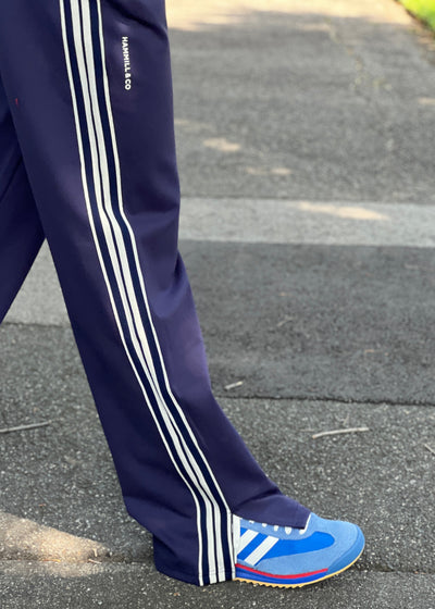 Hammill & Co wider  leg street pant is a new addition to our track pant offering, an easy pull versatile style that is super comfy yet super stylish which can be dressed up or down!