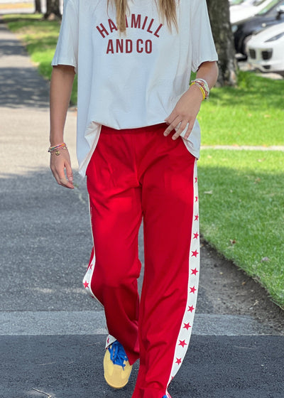 Hammill & Co wider  leg street pant is a new addition to our track pant offering, an easy pull versatile style that is super comfy yet super stylish which can be dressed up or down!