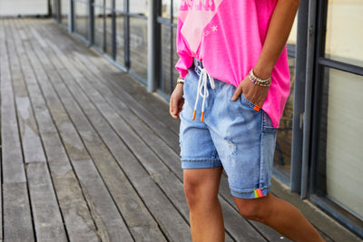 SLOUCHY DENIM SHORT