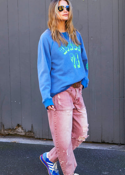 NEW HOWDY SWEAT - WASHED BLUE - SALE