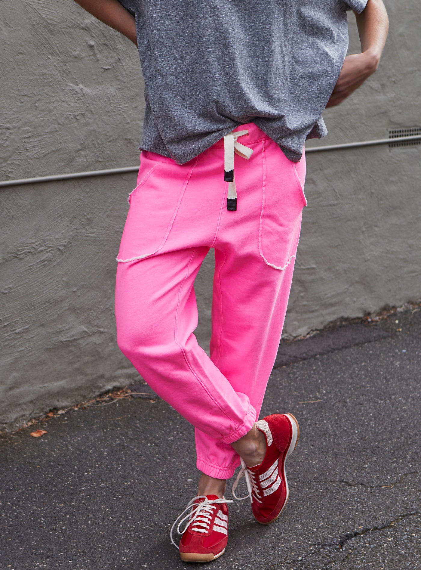 CAPRI HOT PINK TRACK PANT - SALE