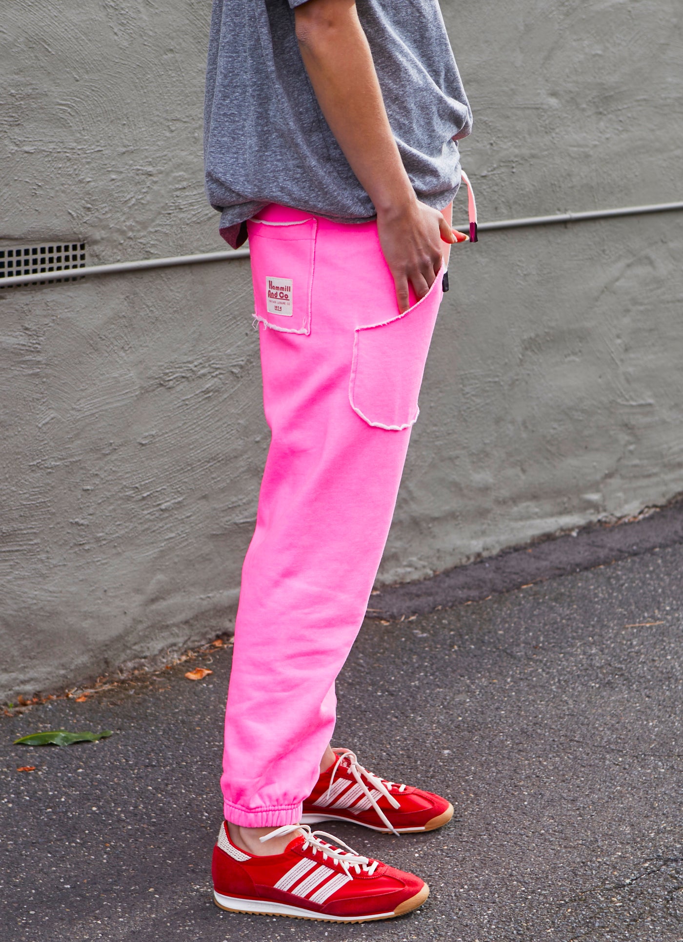 CAPRI HOT PINK TRACK PANT - SALE