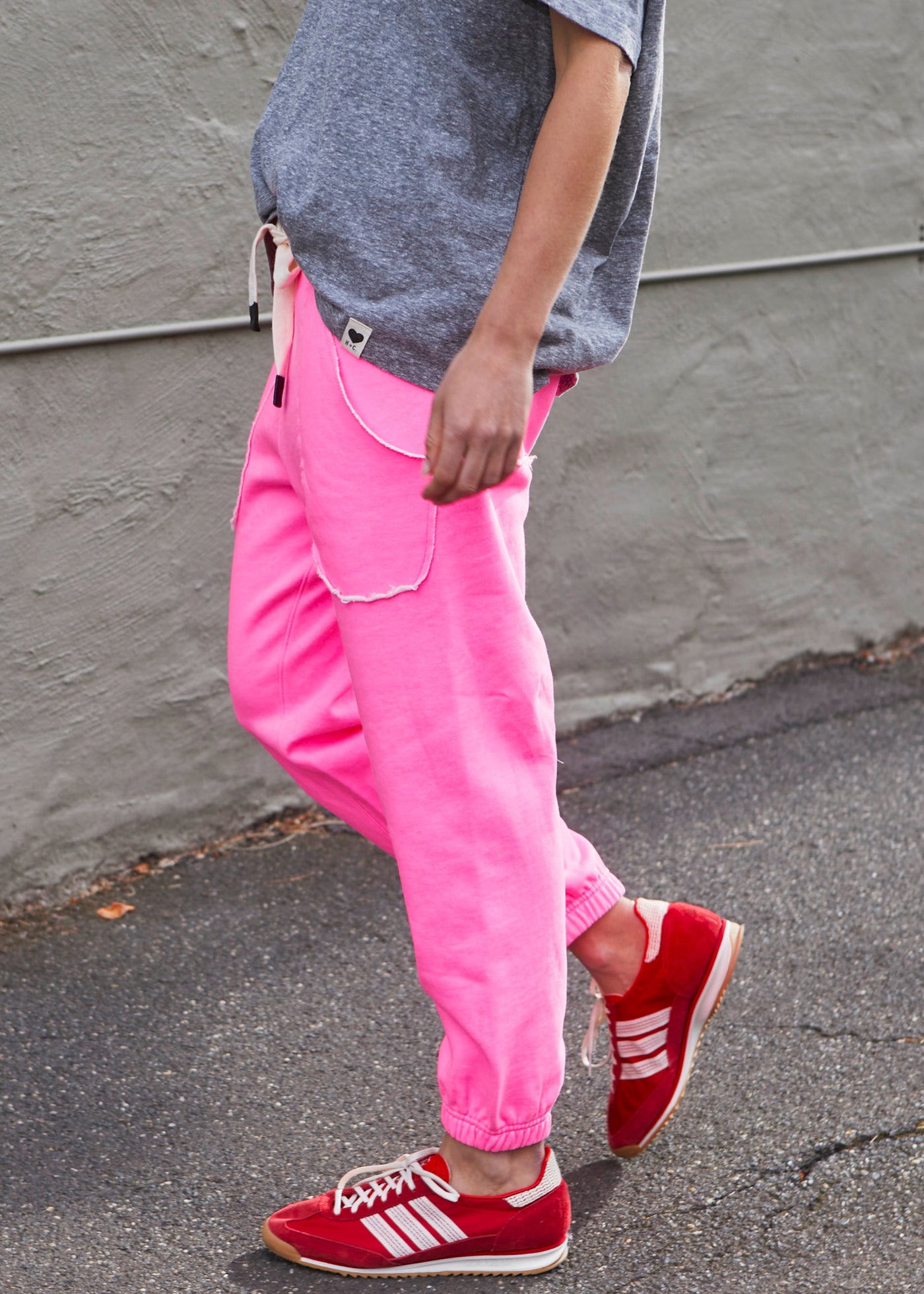 CAPRI HOT PINK TRACK PANT - SALE