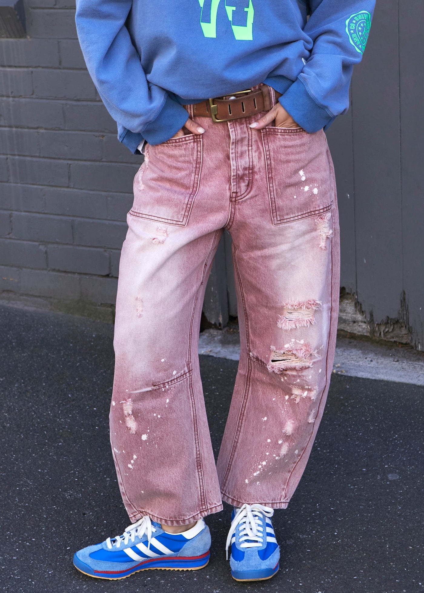 VINTAGE WASH CARPENTER JEAN - ROSE WASH